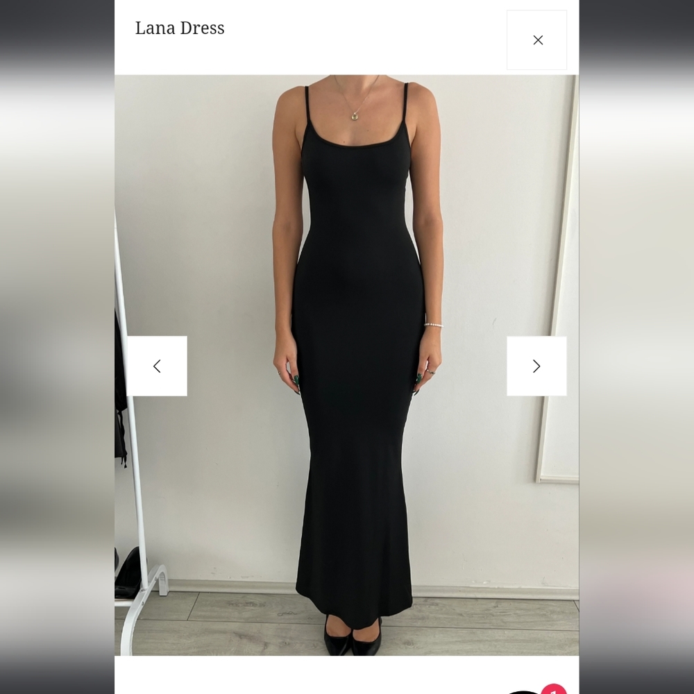 Long black dress